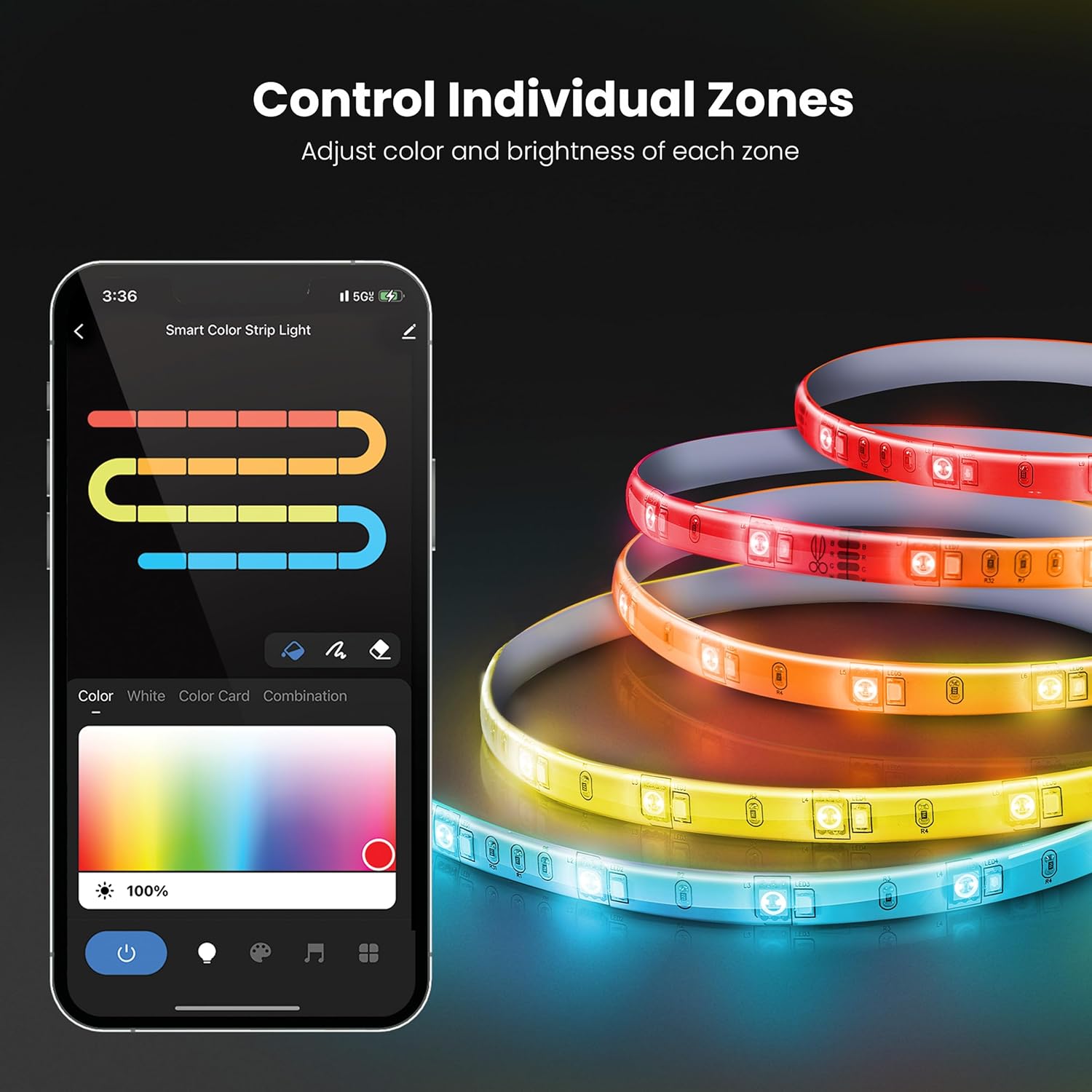 Smart Metal LED Light Strip - View 4