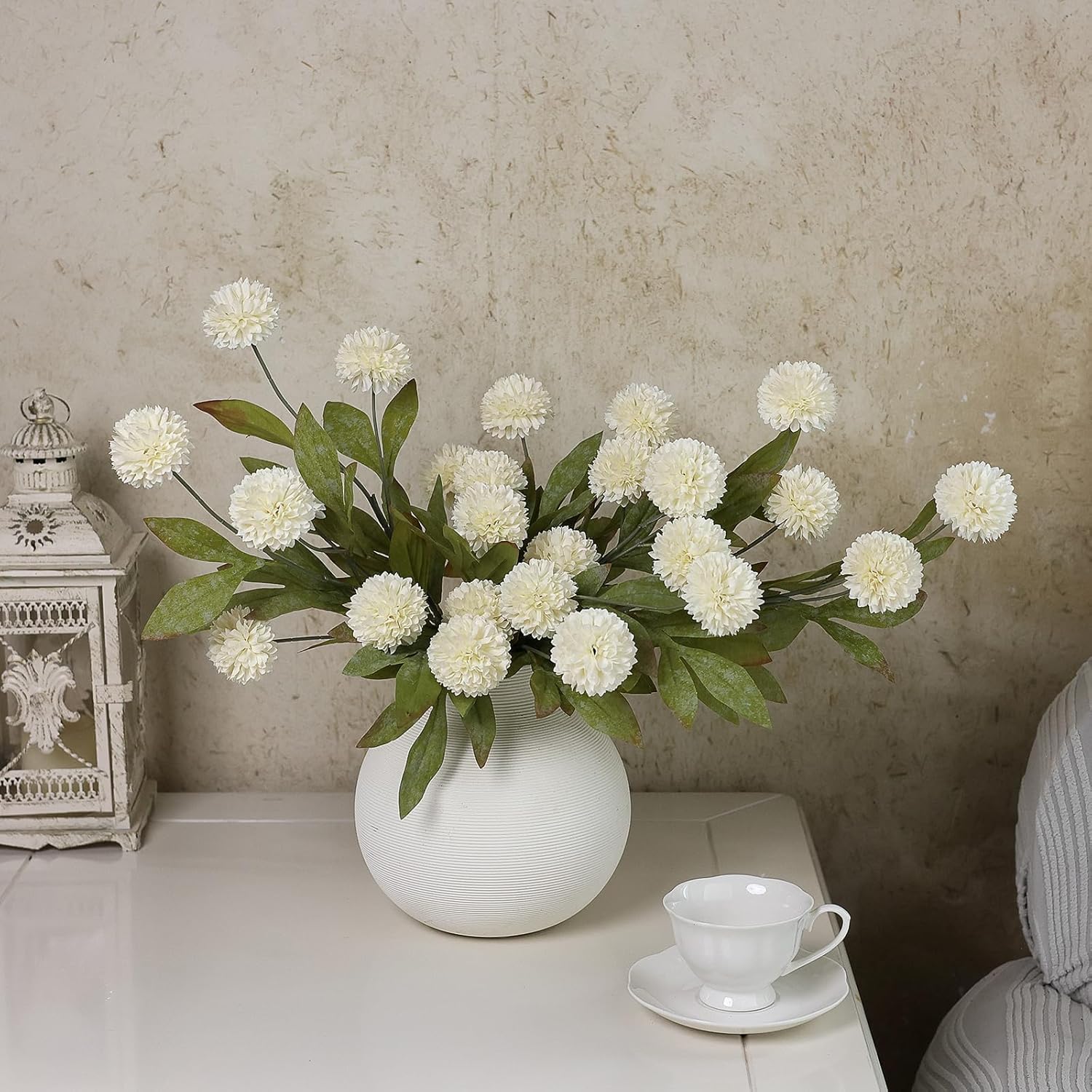 Beige Artificial Flowers — 27" - View 7