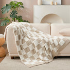 Beige Throw Pillow — 50" - View 4