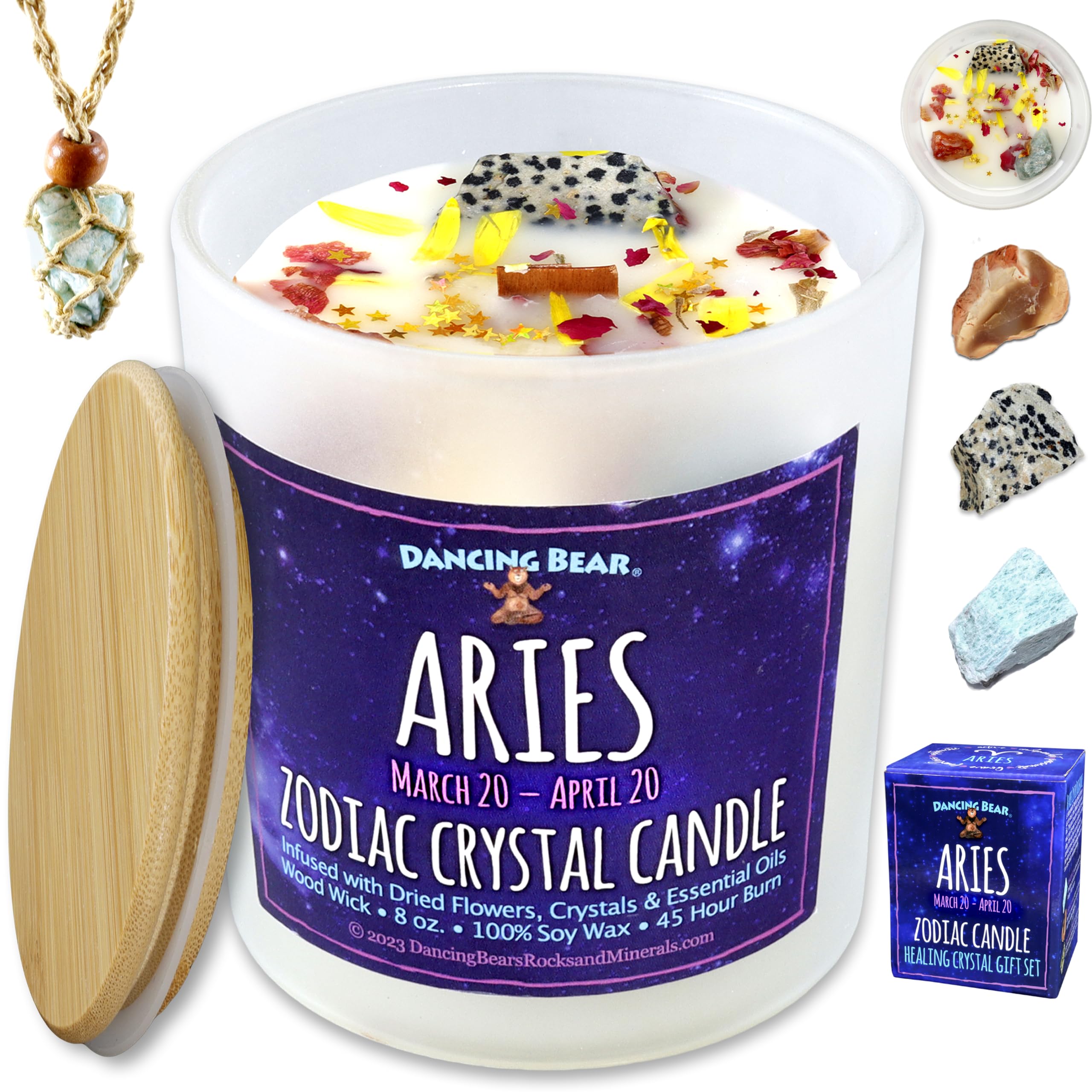 Scented Luxe Wood Candle