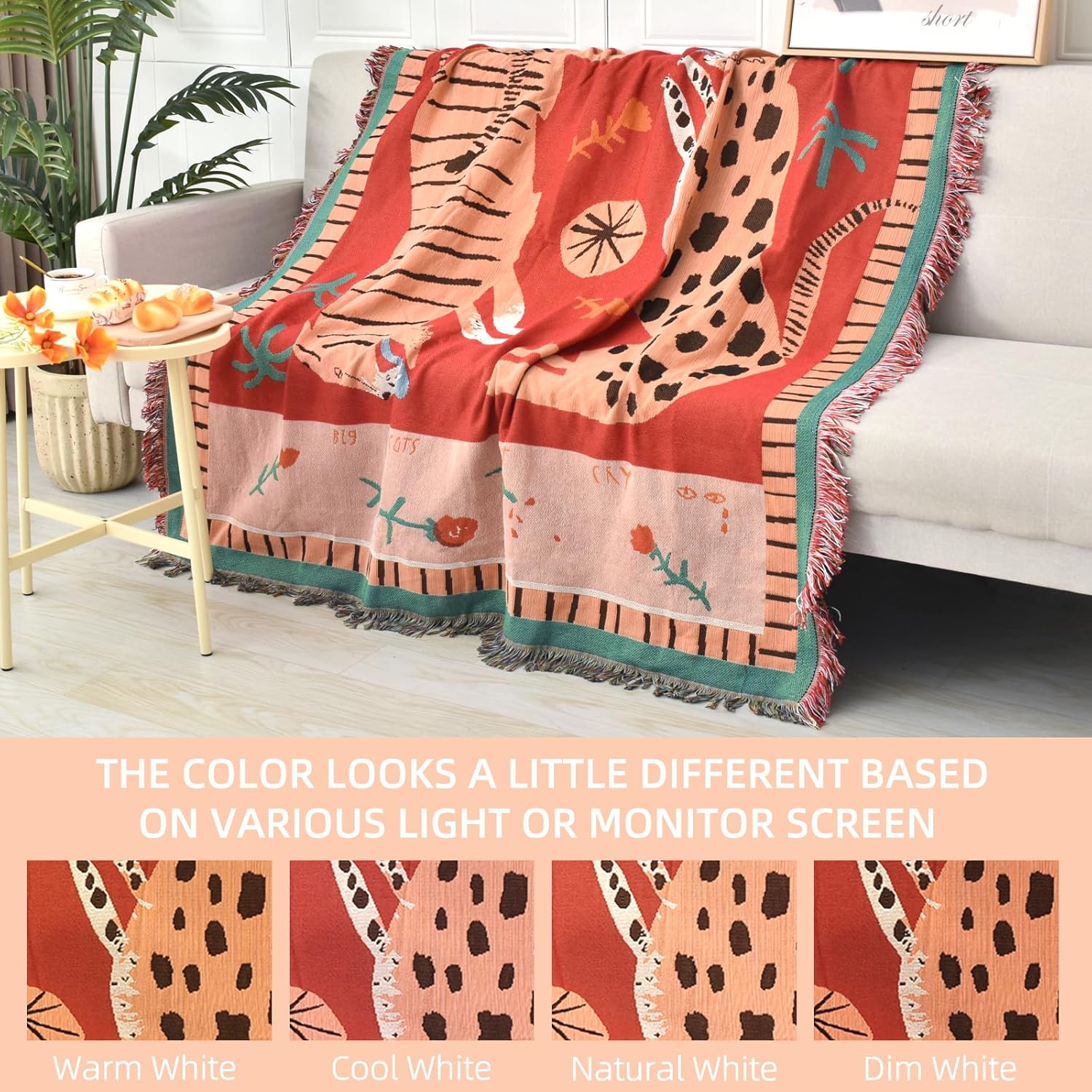 Boho Black Wall Art — 50" - View 4