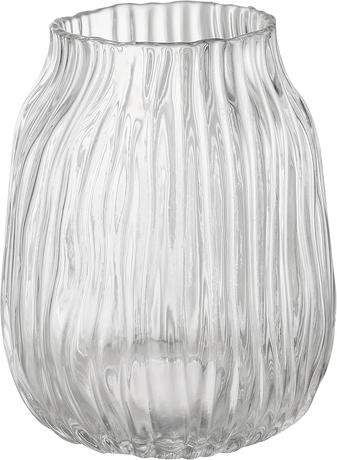 Boho Blue Decorative Vase — Clear