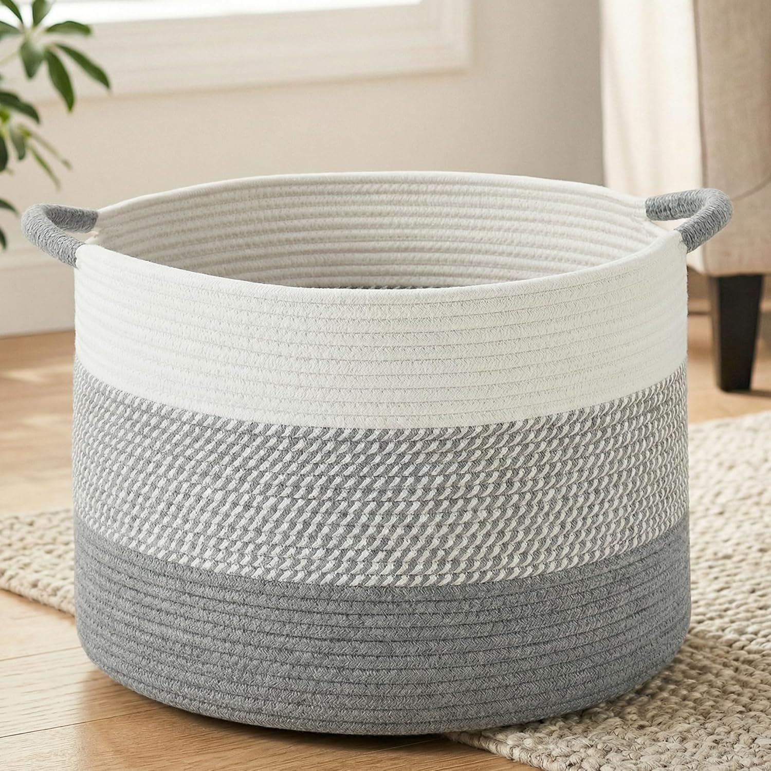 Boho Black Throw Pillow — Grey