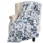 Luxe Blue Throw Pillow — 70"