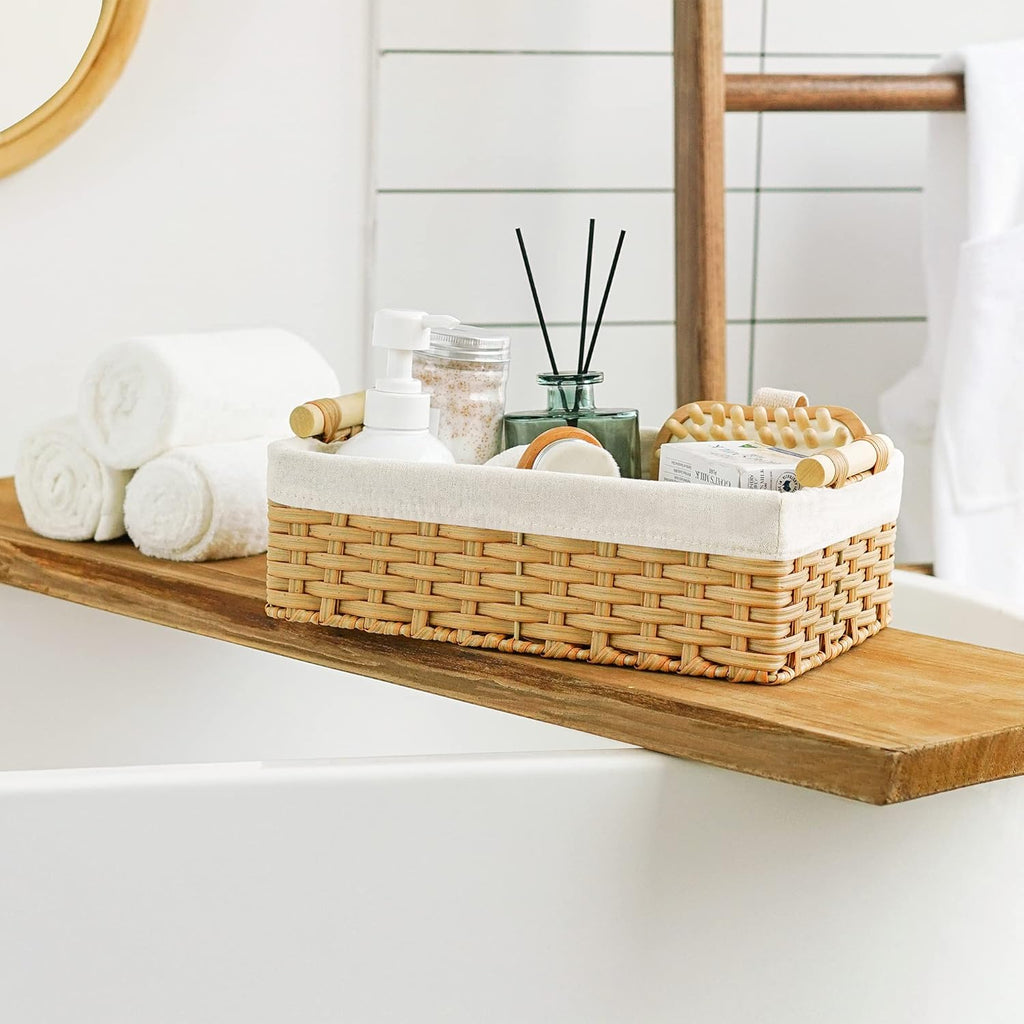 Rattan Storage Basket — Set of 2 - View 2