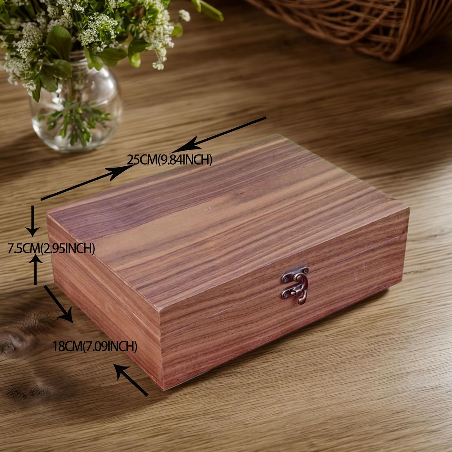 Wood Storage Basket — 25x18 - View 4