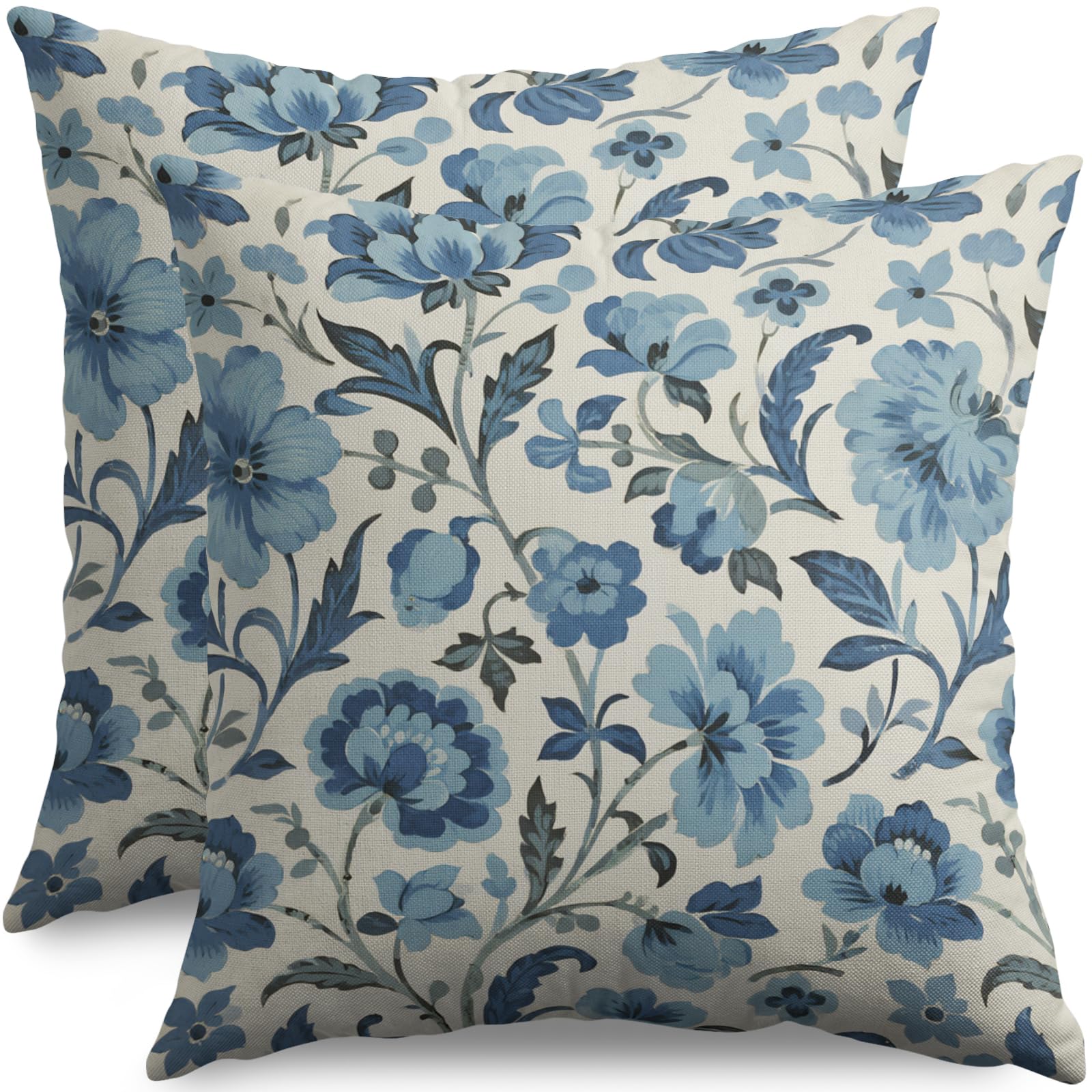 Vintage Boho Beige Pillow Cover — 22"