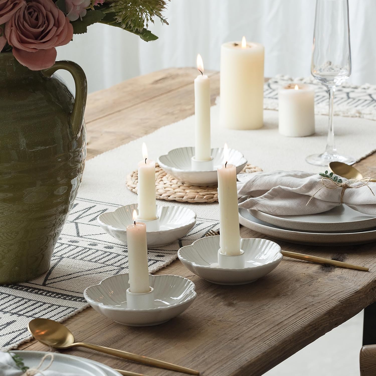 Vintage Farmhouse Black Candle - View 5