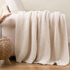 Beige Throw Pillow — 50" — Cream