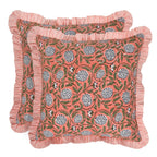 Blue Throw Pillow Cover — 18"