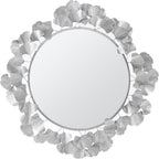 Round Luxe Gold Wall Mirror — 30.5" — Silver