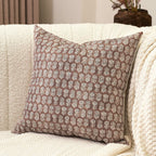 Farmhouse Beige Throw Pillow Cover — 18"