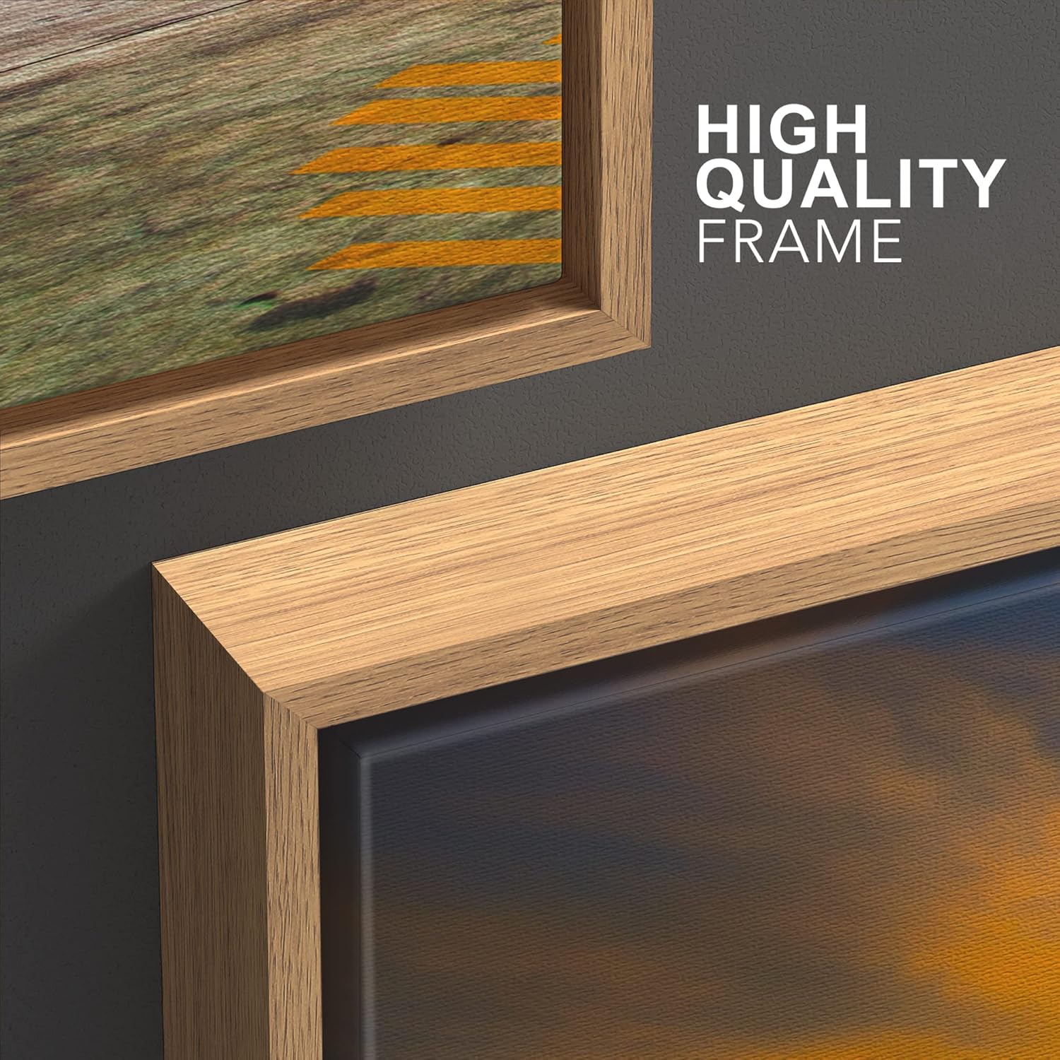 Framed Fabric Wall Art — 16" - View 4