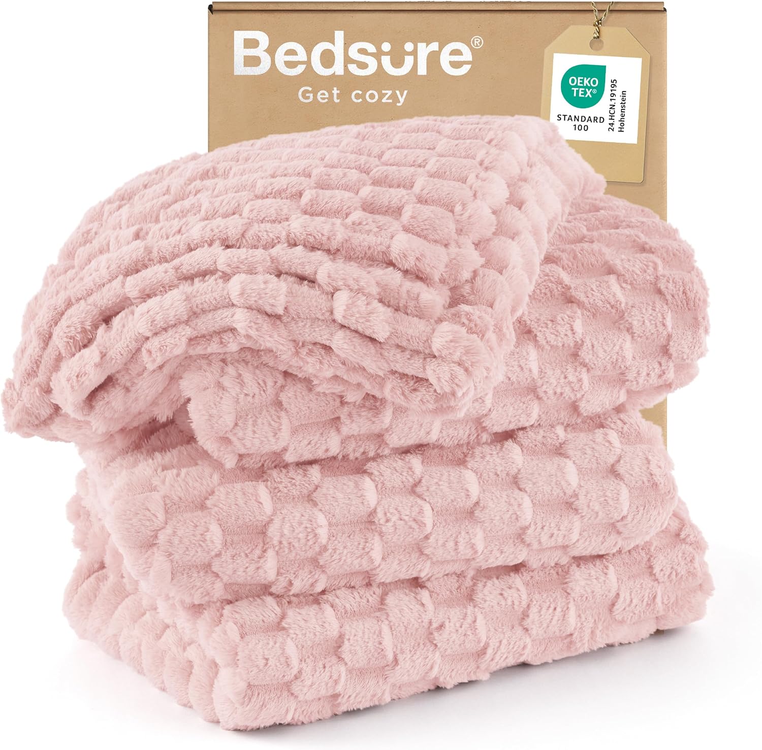 Beige Throw Pillow — 50" — 01 - Pink