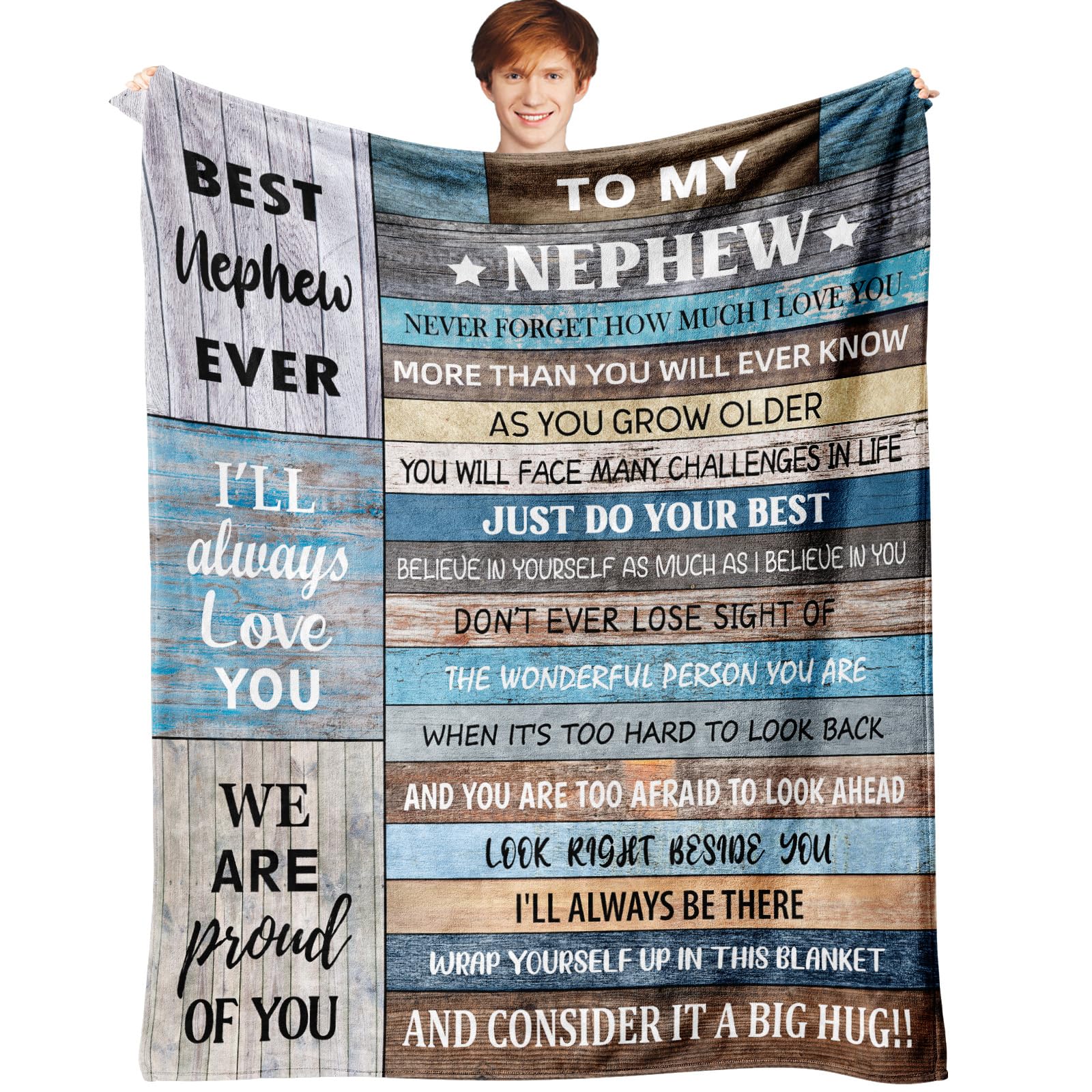 Blue Throw Pillow — 60"