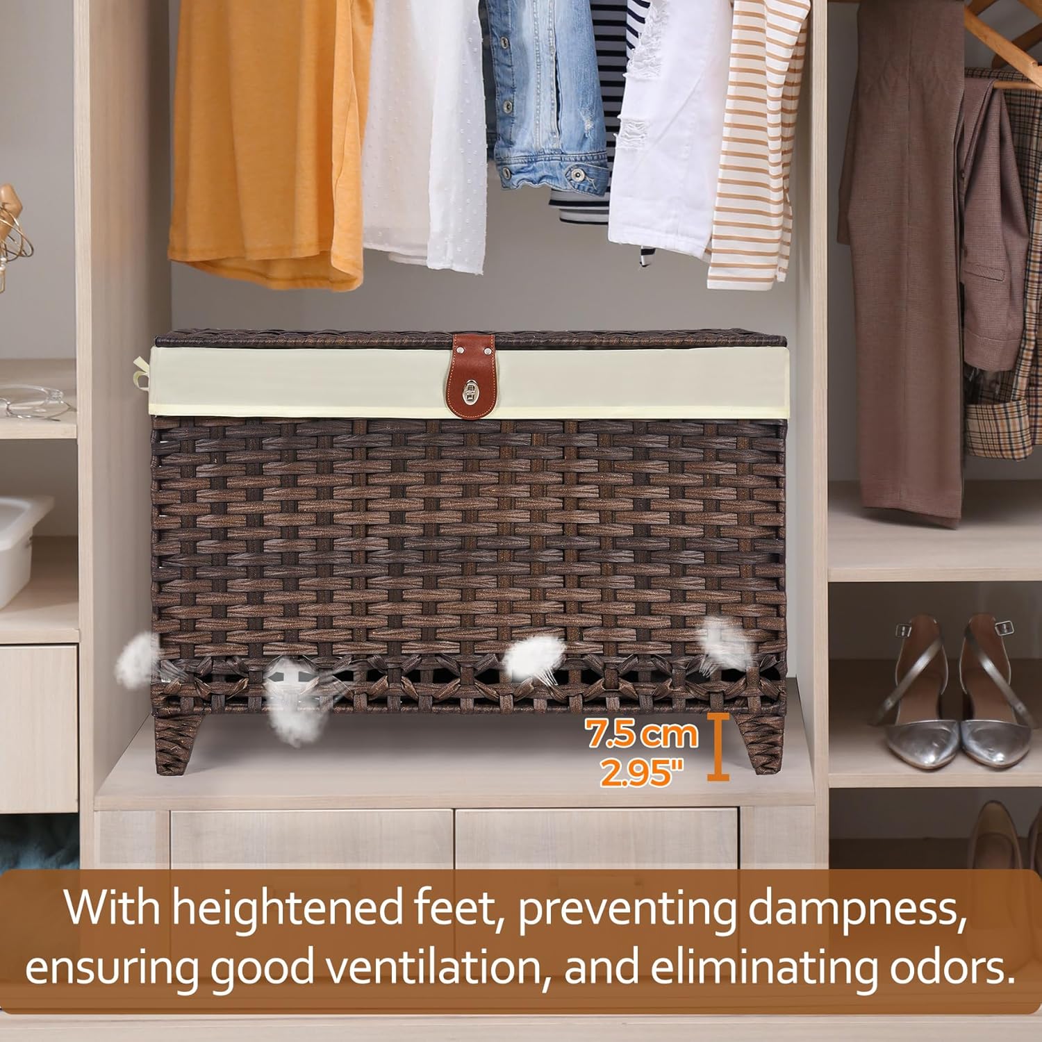 Boho Beige Storage Bin - View 3