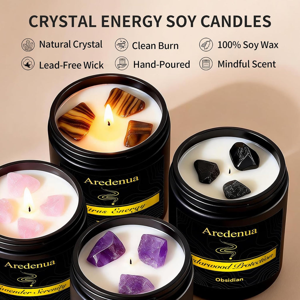 Soy Wax Luxe Wood Scented Candle - View 2