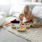 Boho Beige Woven Basket - View 8