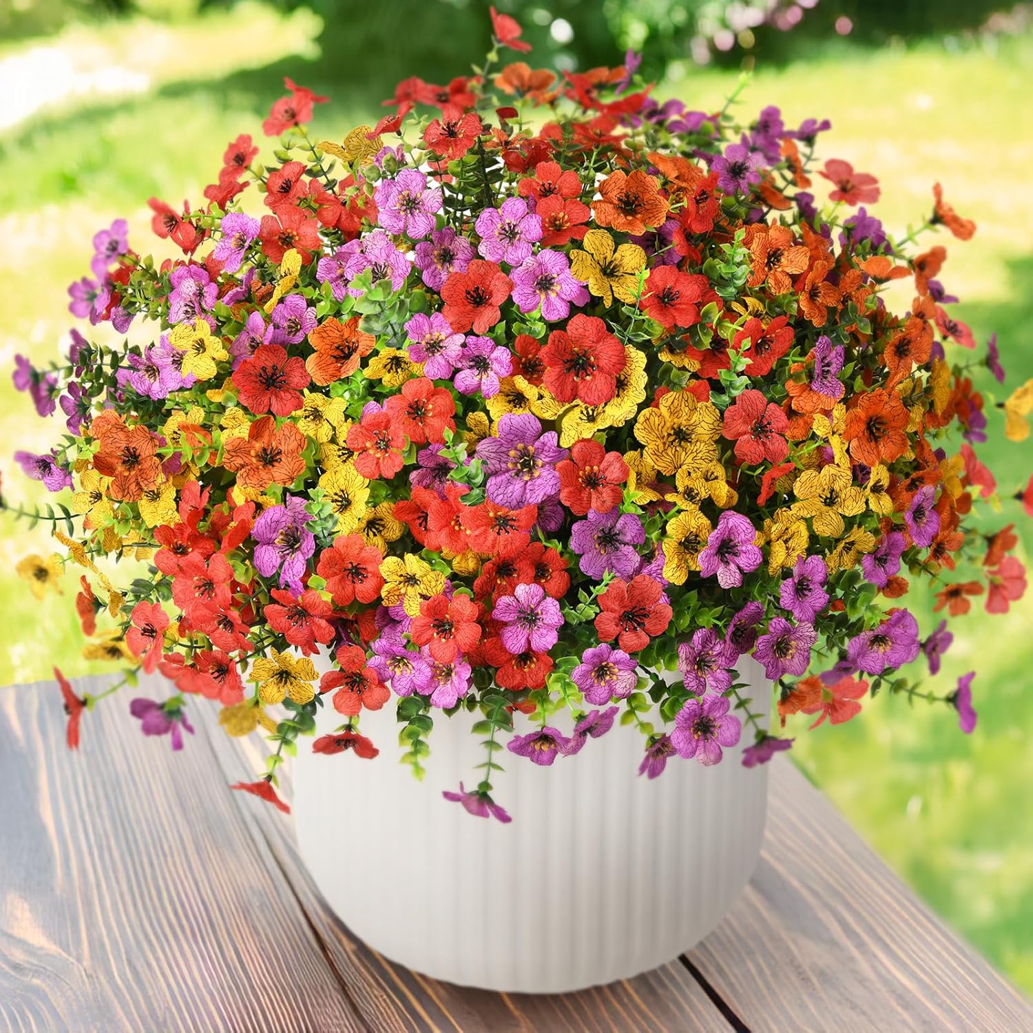 Orange Faux Plant — Mix