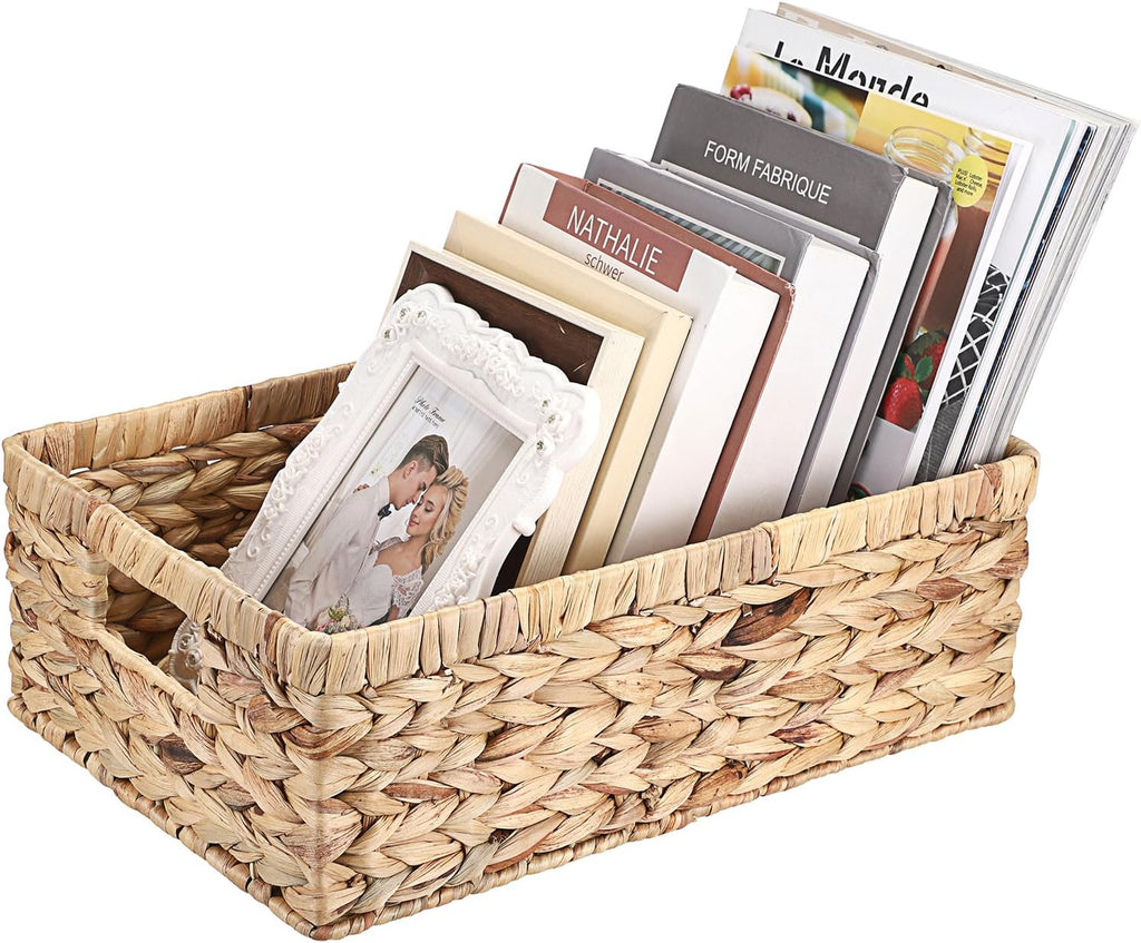 Boho Rattan Storage Bin — 15" - View 8