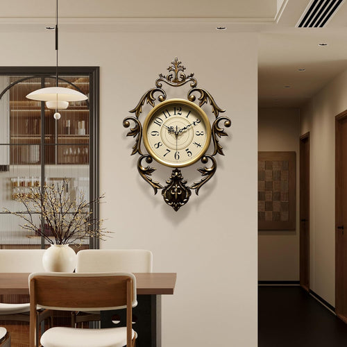 Battery Operated Mid-Century Wall Clock — 21" - View 2