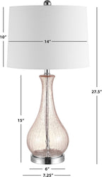 Modern Orange Table Lamp - View 3