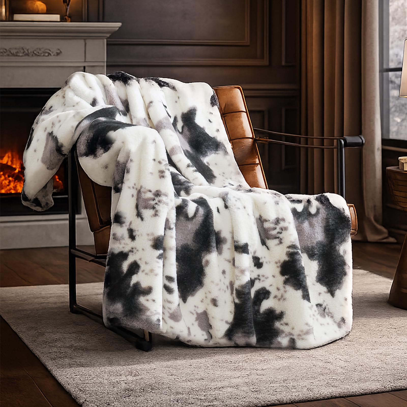 Black Throw Pillow — 50"