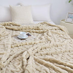 Beige Throw Pillow — 50" - View 3