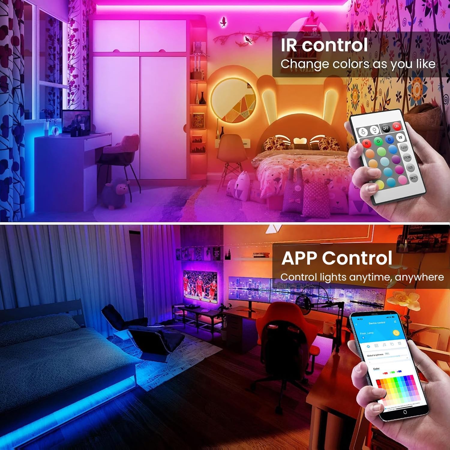 Smart Metal LED Strip Lights - View 4