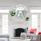 Round Glass Wall Mirror — 40" - View 7