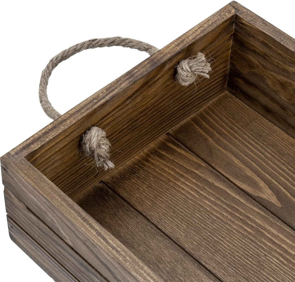Farmhouse Brown Storage Basket — 13" - View 6