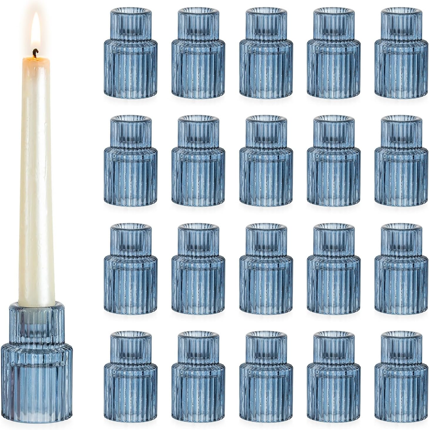 Blue Candle — 20PCS