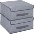 Linen Beige Storage Bin — 13" — Medium-32x32x16cm