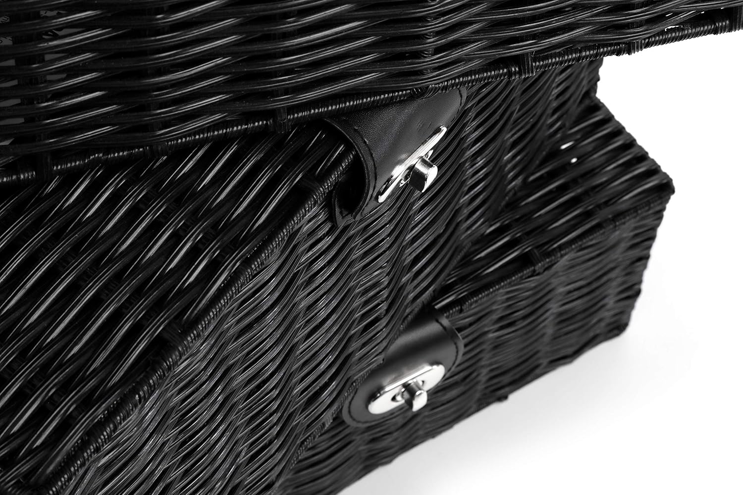 Boho Black Storage Basket — Set of 3 - View 8