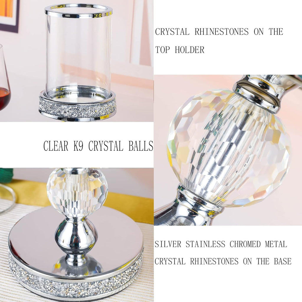 Luxe Glass Pillar Candle - View 2