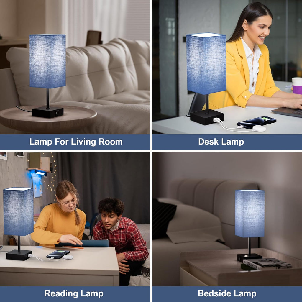 Dimmable Beige Table Lamp - View 6