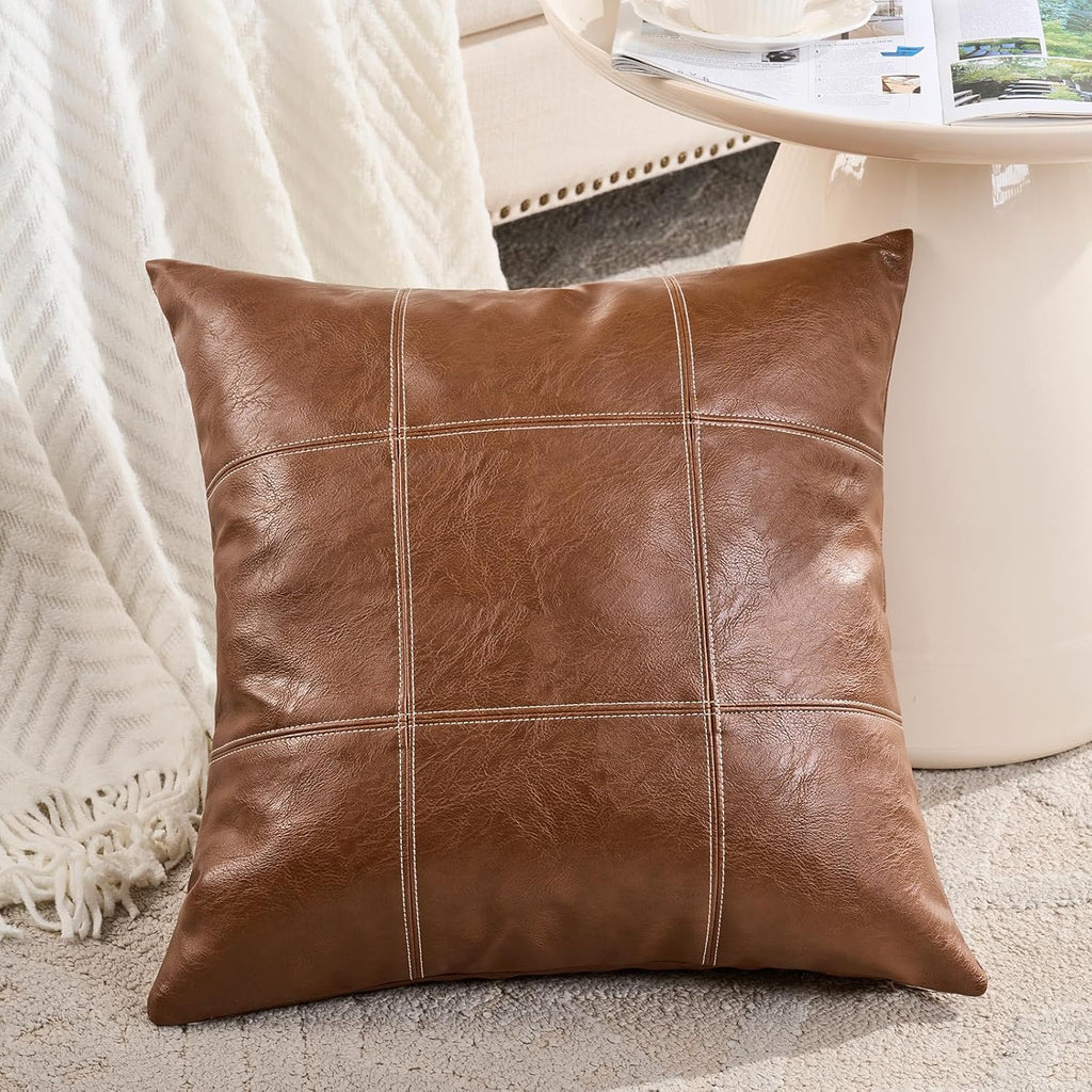 Boho Beige Throw Pillow Cover — 18" - View 2