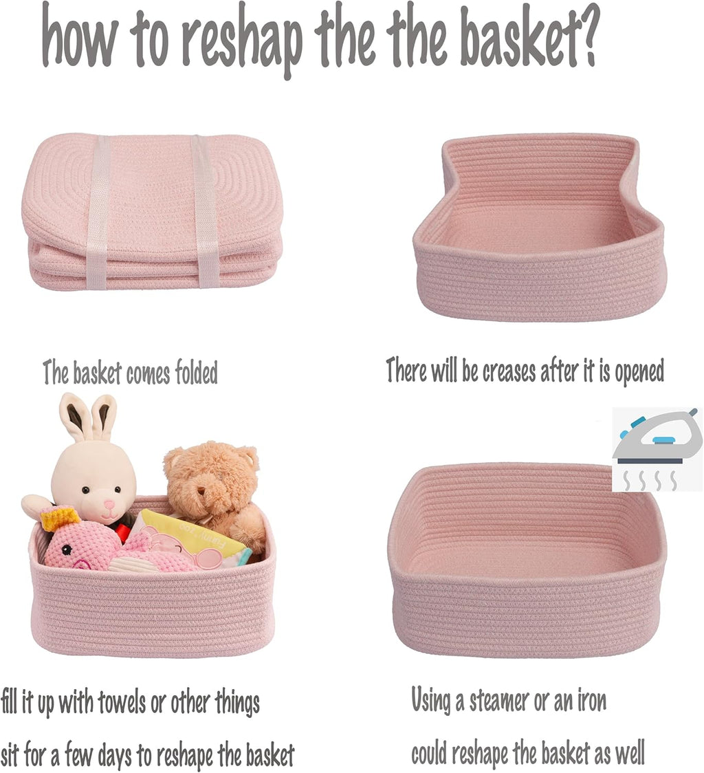 Boho Beige Storage Basket - View 7