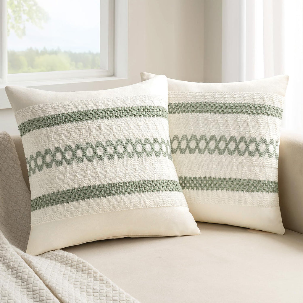 Boho Beige Pillow Cover — 16"