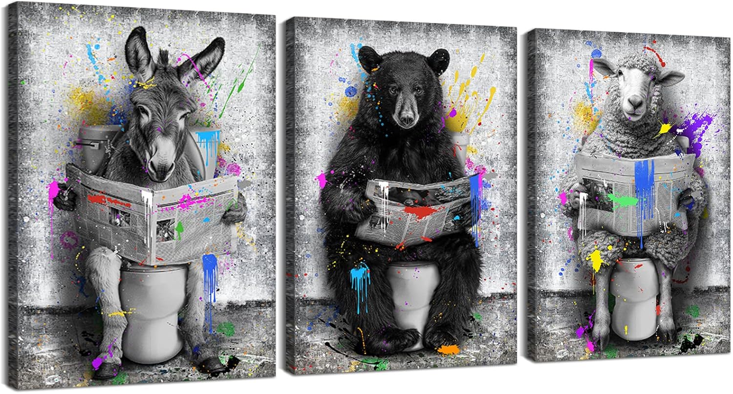 Wood Canvas Wall Art — 12" — Style-34