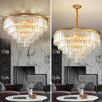 Adjustable Luxe Black Chandelier - View 2