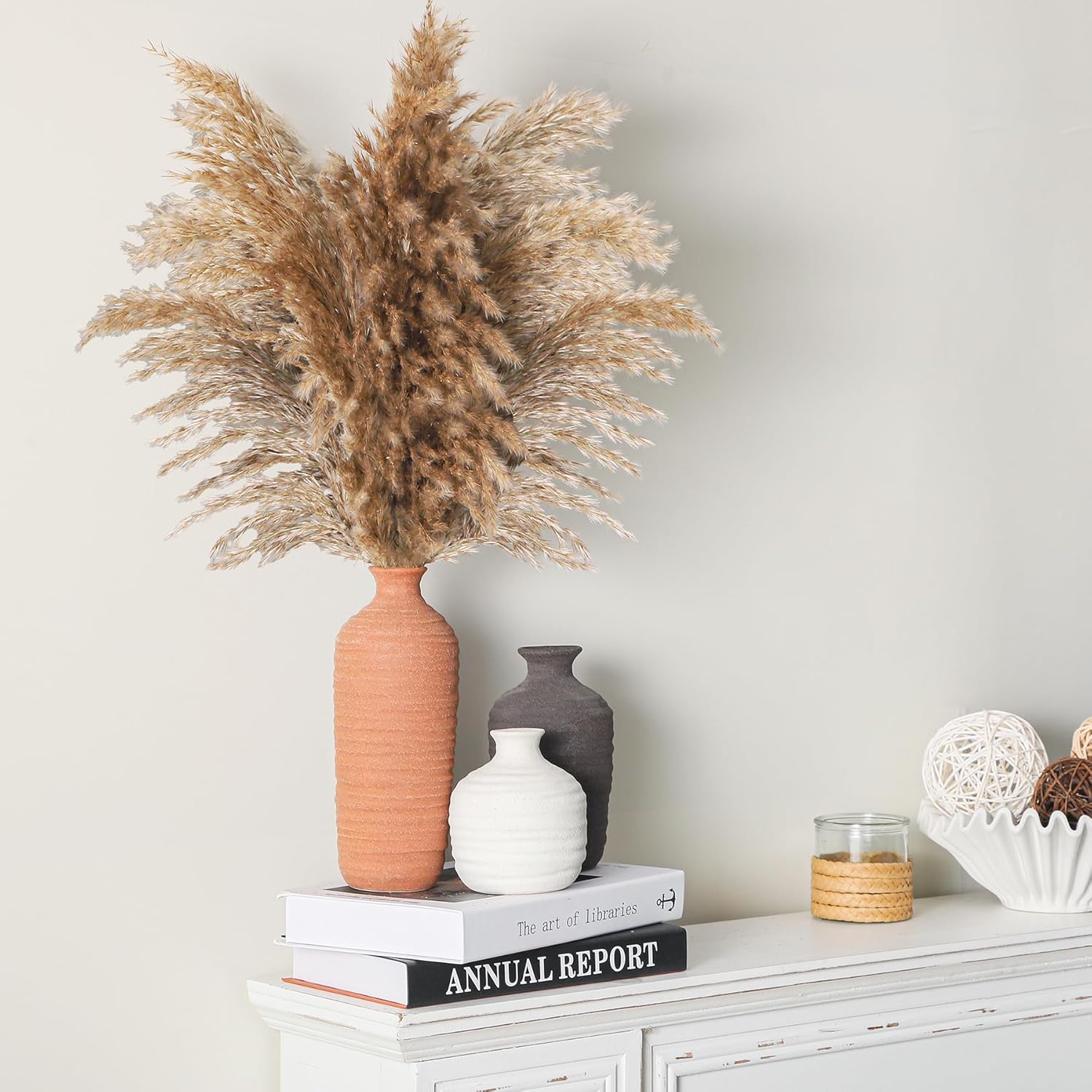 Boho Brown Decorative Vase — Set of 3 - View 8