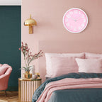 Battery Operated Blue Wall Clock — 12" - View 4