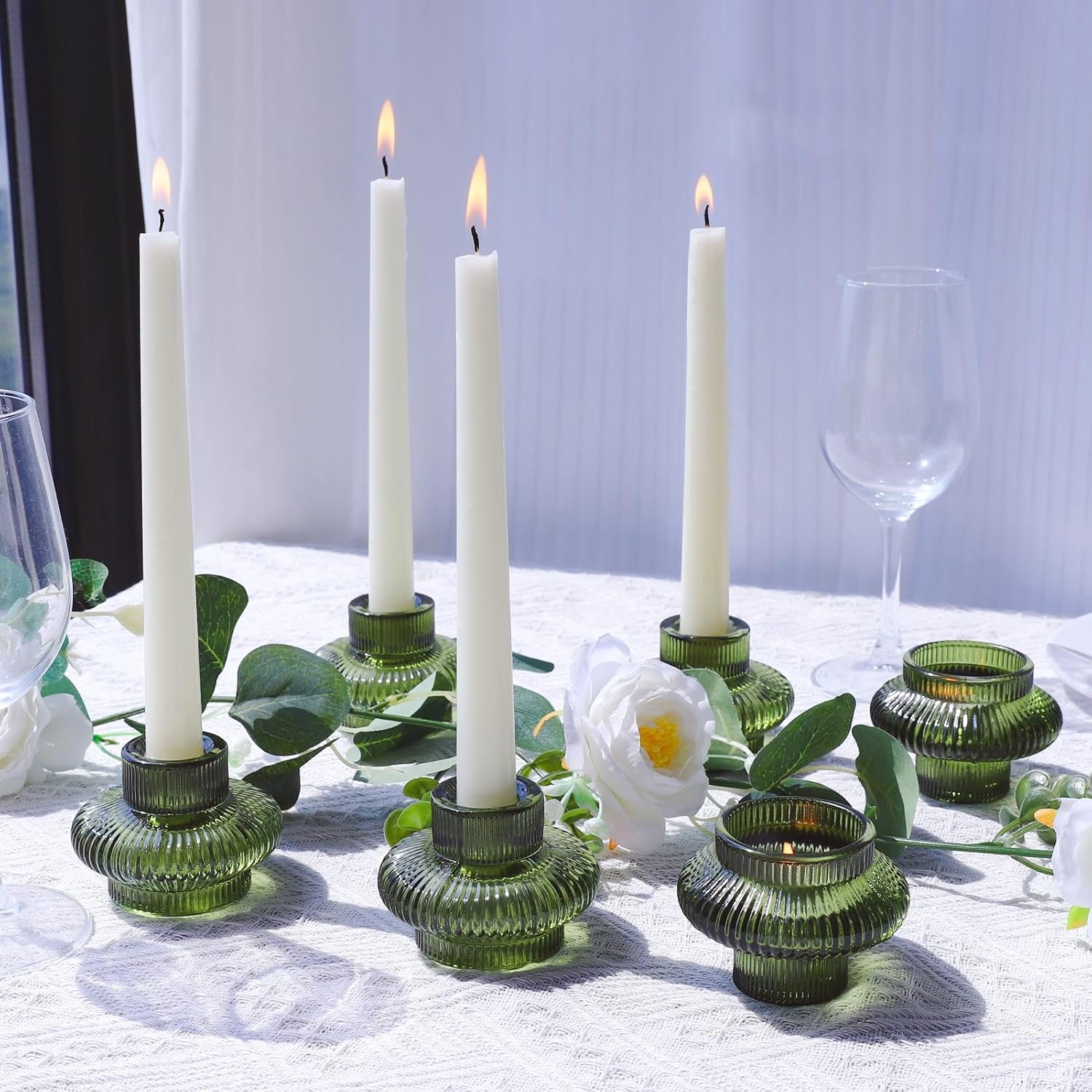 Brown Candle — Set of 6 - View 6