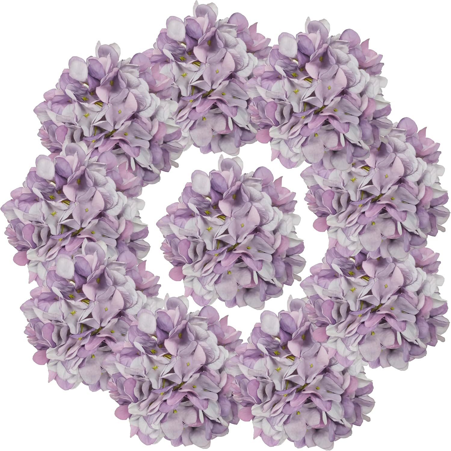 Blue Artificial Plant — 7.1" — Light Purple