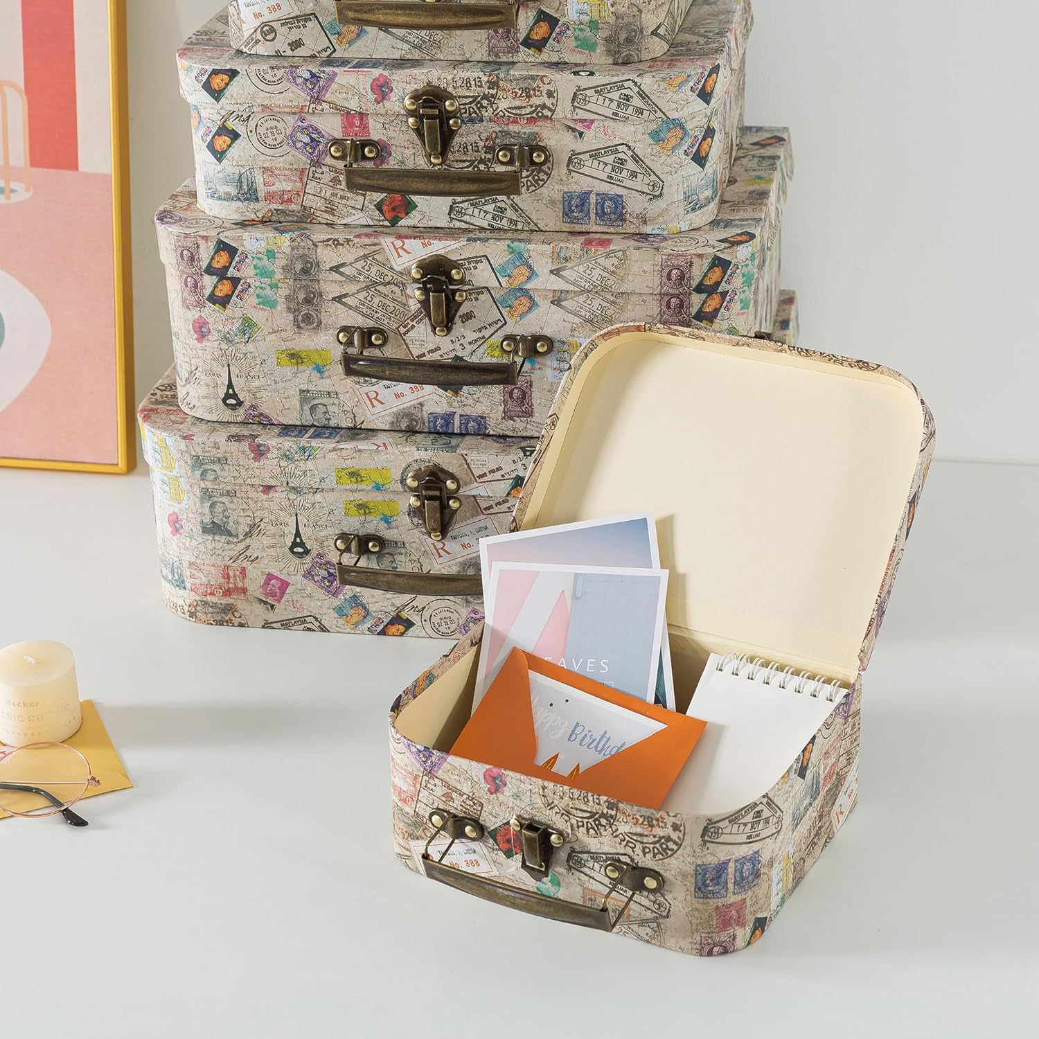 Vintage Storage Basket — Set of 5 - View 5