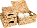 Hand-Woven Boho Metal Storage Basket - View 8