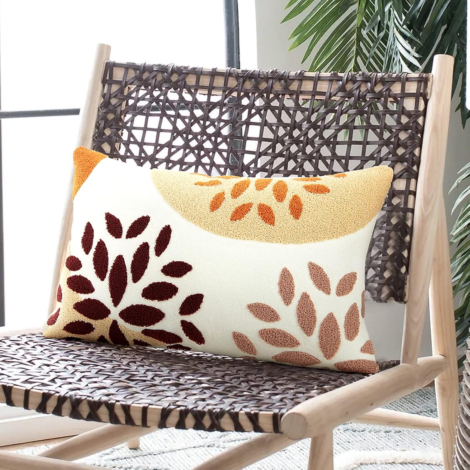 Lumbar Boho Fabric Pillow Cover — 20" — Style B