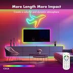 USB Metal LED Strip Light — 65" - View 2