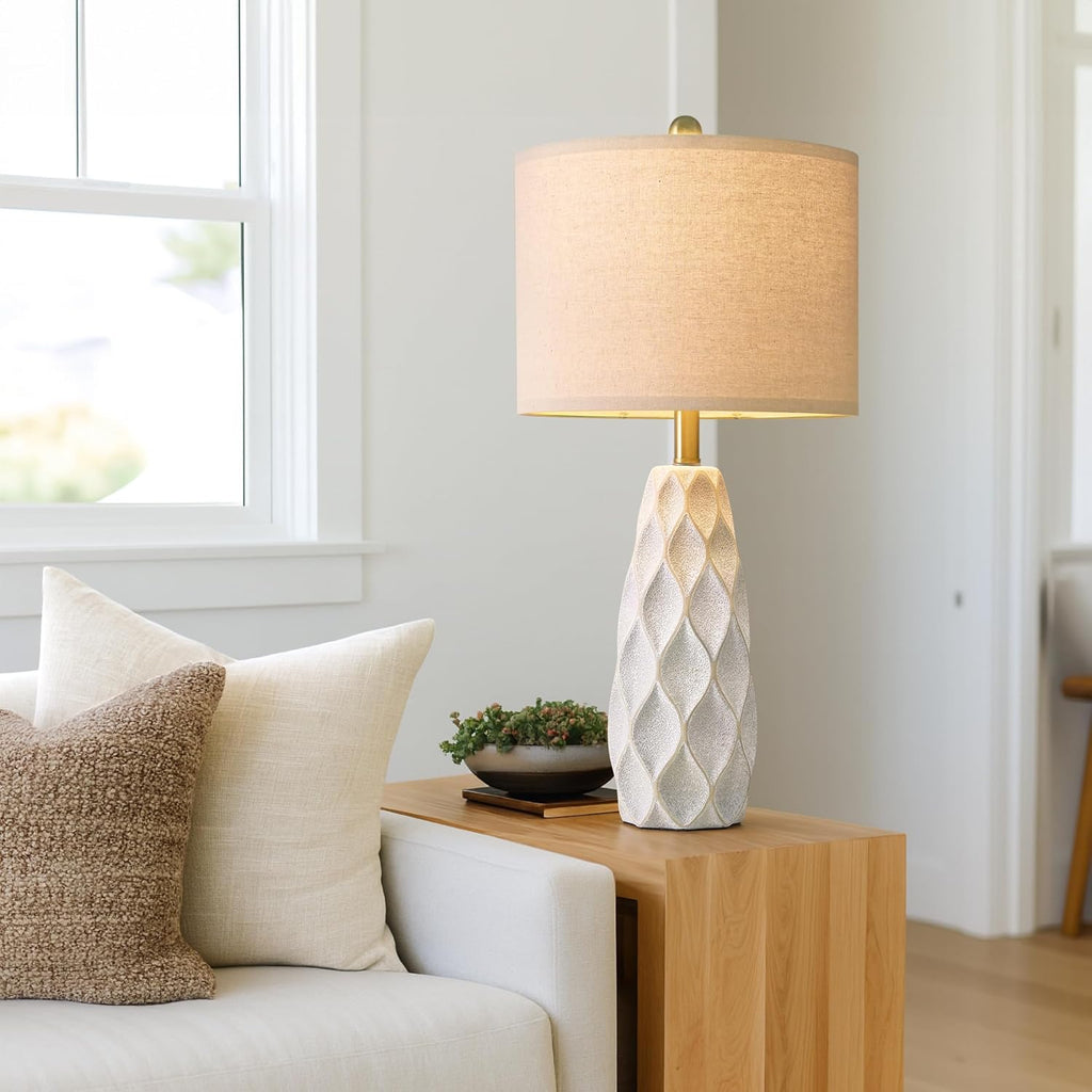 Vintage Boho Black Bedside Lamp — 27.5" - View 7